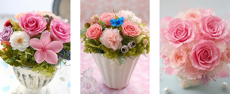 2011年　プリザーブドフラワー　アレンジメント